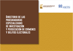 Directorio de las Procuradurías Especializadas de Investigación y Persecución de Crímenes y Delitos Electorales