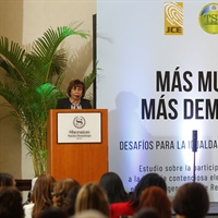 JCE, PNUD y TSE y presentan estudio “Más Mujeres, Más Democracia”, sobre igualdad de género y participación de la mujer en la política